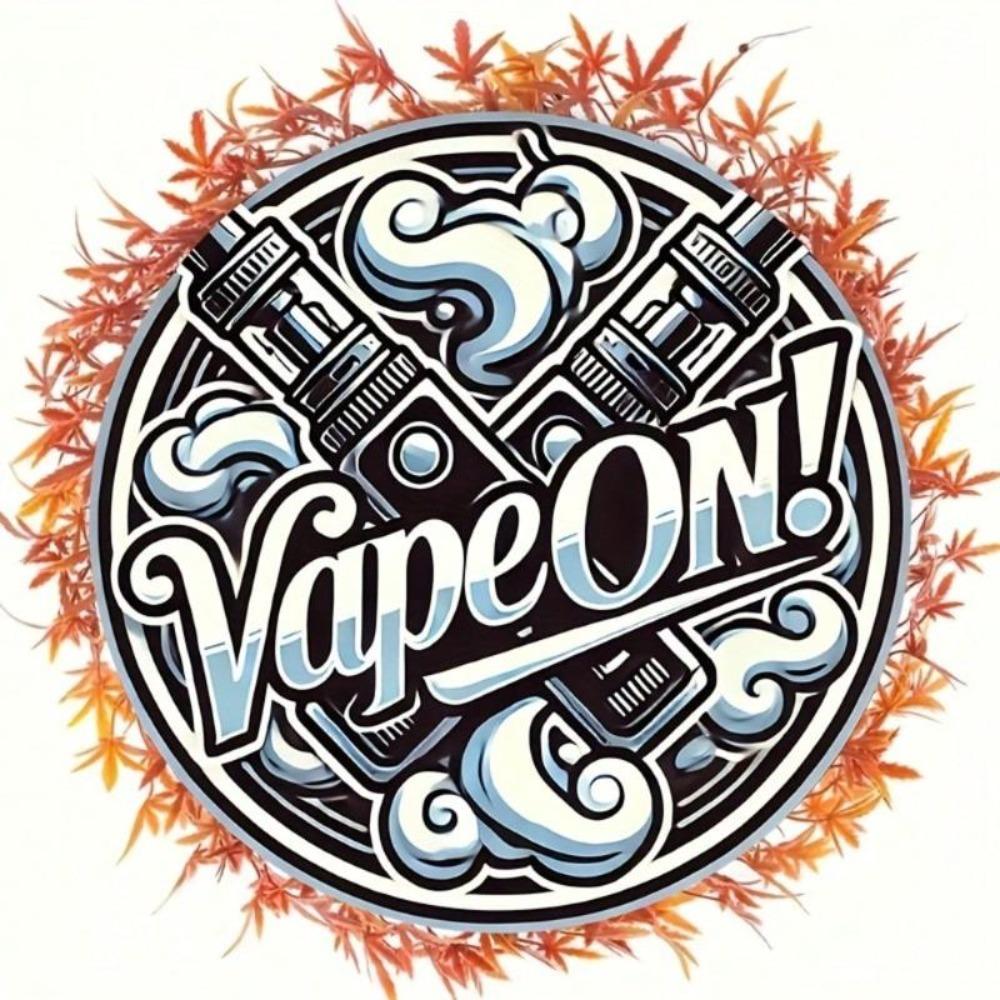 Metall Vape Schild Retro Rund Wandkunst 20x20cm Vintage Hausbar Dekor