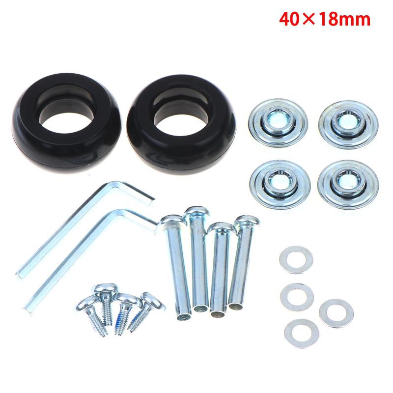Universal Durable Silent Travel Luggage Casters Repair Replacement Suitcase Wheel Parts Wear Resistant Flexible