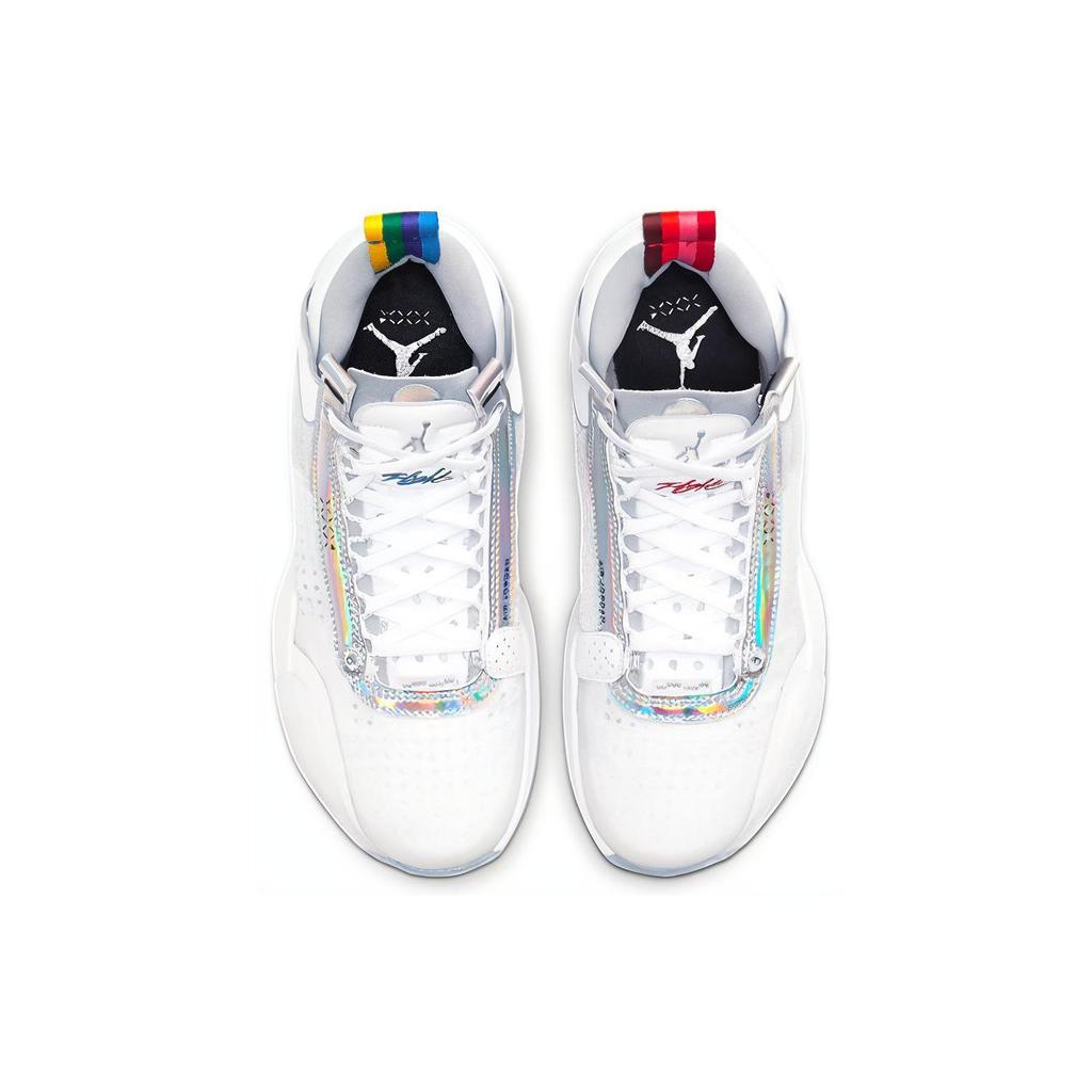 Jordan XXXIV White Metallic Silver GS BQ3384-101