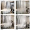 In-Stock 3D PEVA Waterproof Mildew-Resistant Thick Shower Curtain for Bathroom Partition
