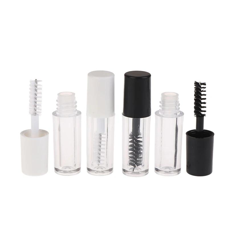 1.2ml 3PCS Empty Mascara Tube With Eyelash Wand Eyelash Cream Growth Solution Container Refillable Bottle Trial Packaging DIY