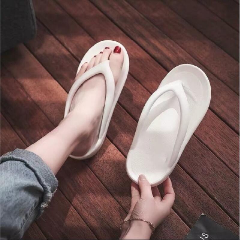 Unisex lightweight flip-flop slippers, flip-flops, and beach look Flip-flop slippers white 44-45 (265-270)