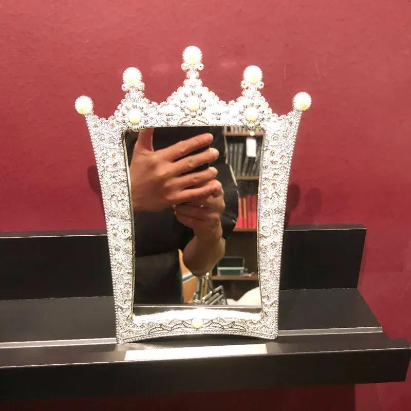 European Retro Princess Single-Sided Dressing Mirror