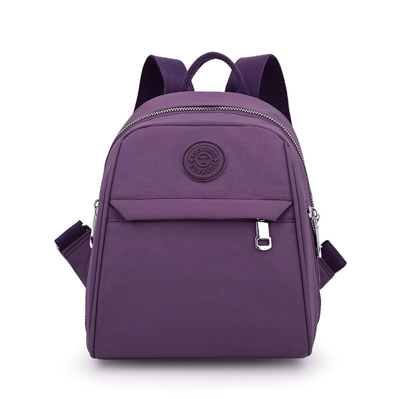 Nylon cloth small backpack women's new fashion shell leisure commute short trip women's backpack