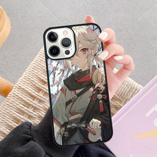Genshin Impact Kaedehara Kazuha Phone Case For Apple Pro Max Plus SE Coque For iPhone 17 Air 13 12 14 15 16  Cover