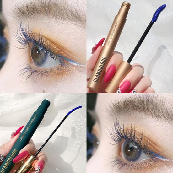 Eye Lengthening Cream Long Lifespan Safe Portable Colorful Long Curl Beauty Mascara for Party
