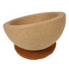Cat Scratching Board Bowl Multifunction 2 in 1 Sisal Cat Scratcher Lounge Bed For Kitten Tilted