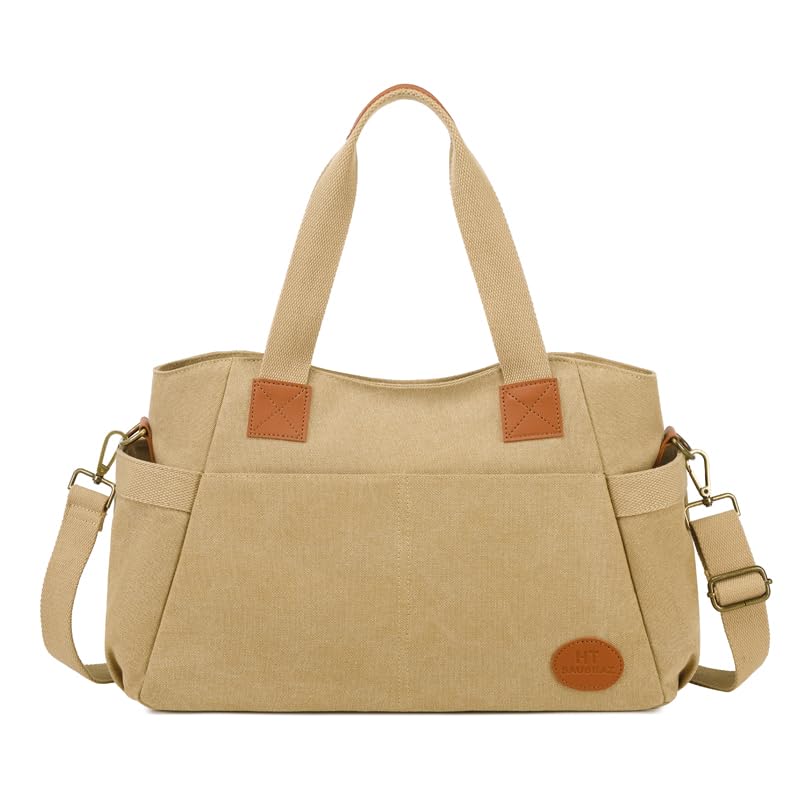 

Yocipa Canvas Divided Tote Large Lightweight Bag with Large Multifunctional Canvas Tote Bag for and School Bag, Men s/Women s Handbag/Crossbody
