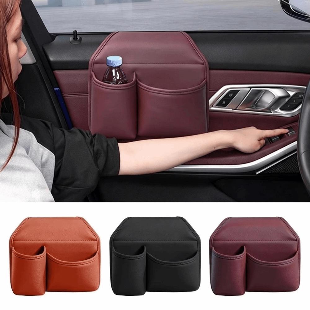 Multifunctional Car Window Armrest Storage Box Adhesive Vehicle Side Door Organizer Vehicle