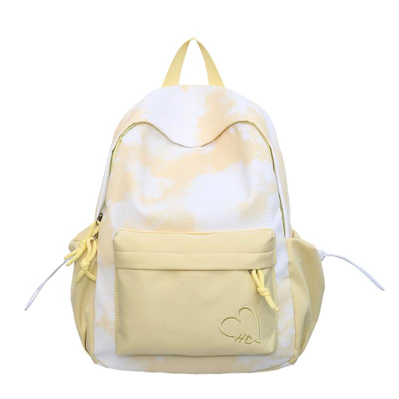 Tie-Dye-Druck Studenten-Schultasche Große Kapazität Damen-Rucksack