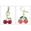 Fashionable Cherry Shaped Keychain Adorable Cherry Fashion Key Chain Stylish Keyrings Jewelry for Car Keys or Bags