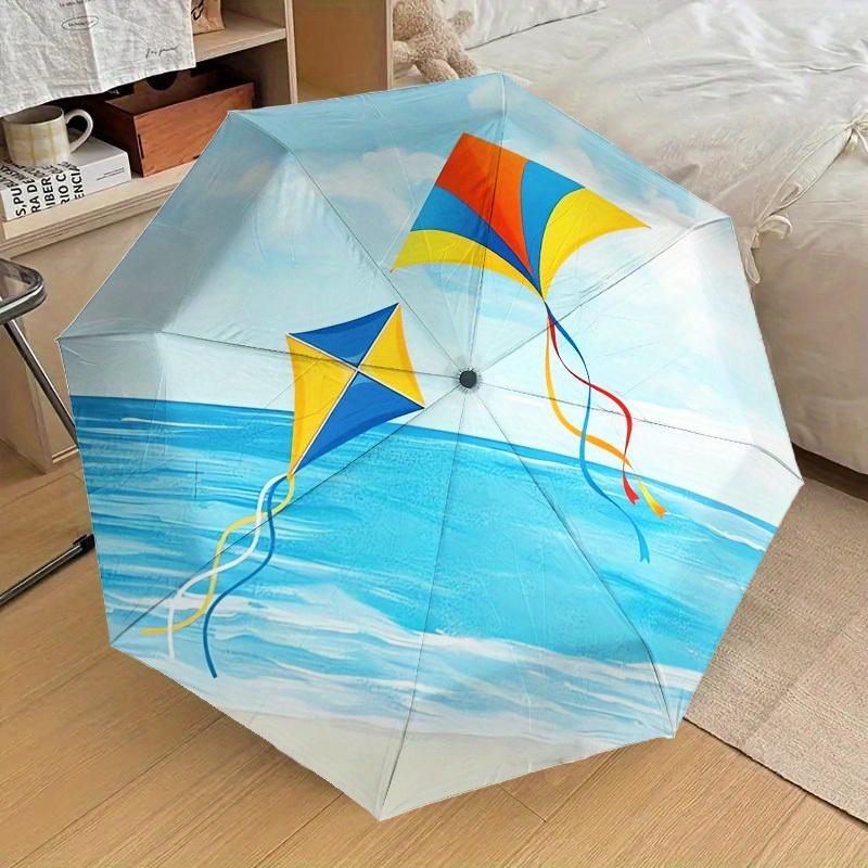 1pc Kite Beach Themed High-quality Umbrella,Automatic Opening and Closing Umbrella,Multi-functional Umbrella G0811042