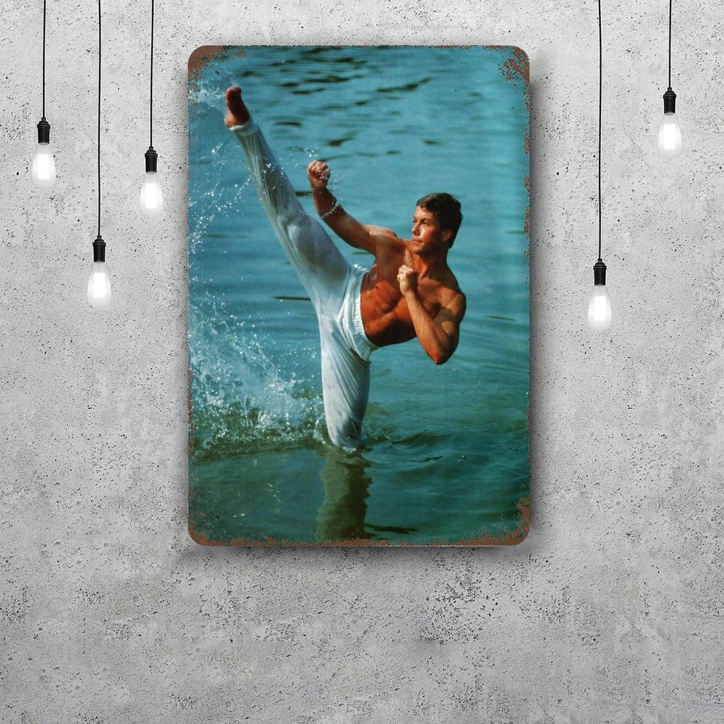 Van damme attore Segni di Latta Metallici Vintage Poster Decorazioni Placca Metallica Retro Decorazione Murale per Garage Bar