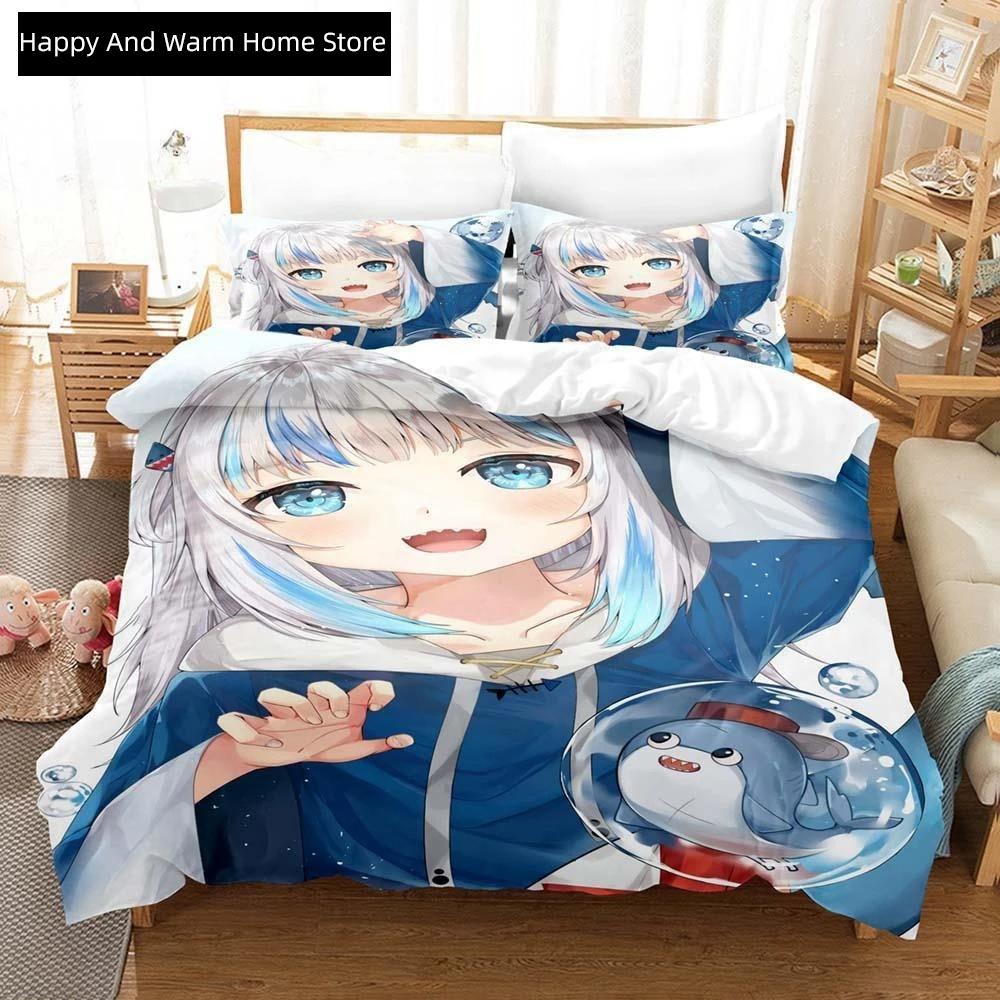 3D Anime Kawai Young Girls Date A Live IV Beding Set Single Twin Ful Quen King-Sized Dimensionsd Dimensions Bed Linen Set Adult People Young Boys
