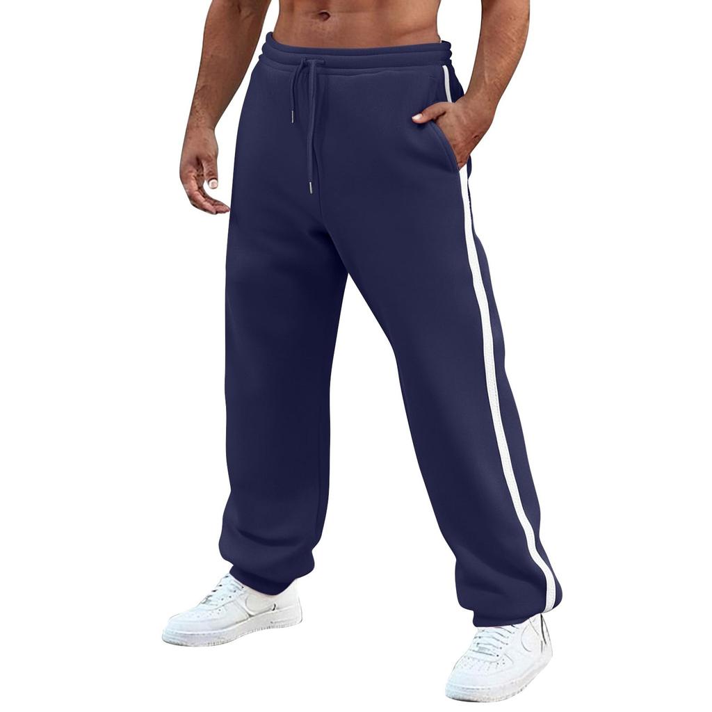 Men Trendy Fahion Drawstring Baggy Pant Casual Running Sweatpants