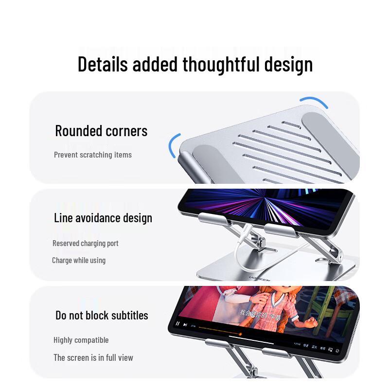Ugreen Foldable Desktop Bedside Tablet Phone Stand