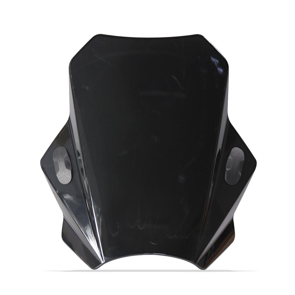 

Universal Windshield for Kawasaki, Yamaha, Honda, Ducati: Fits Z900, Z1000, MT-09 Street Bikes чёрный