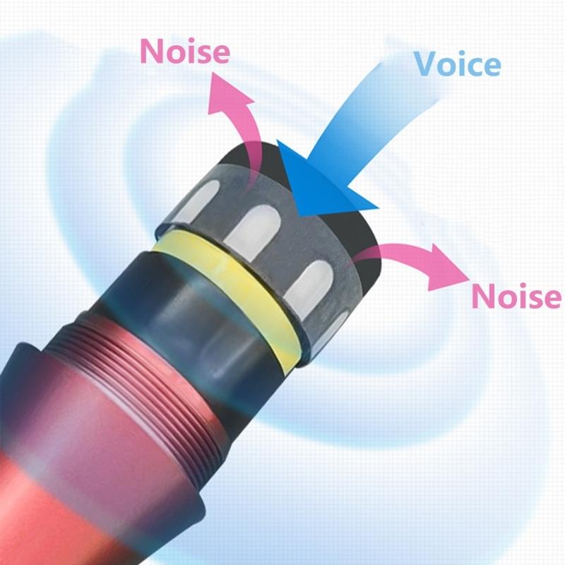 Dynamic Supercardioid XLR Corded Vocal Microphone Stage Karaoke Handheld Mic for Professional Metal Housing Body