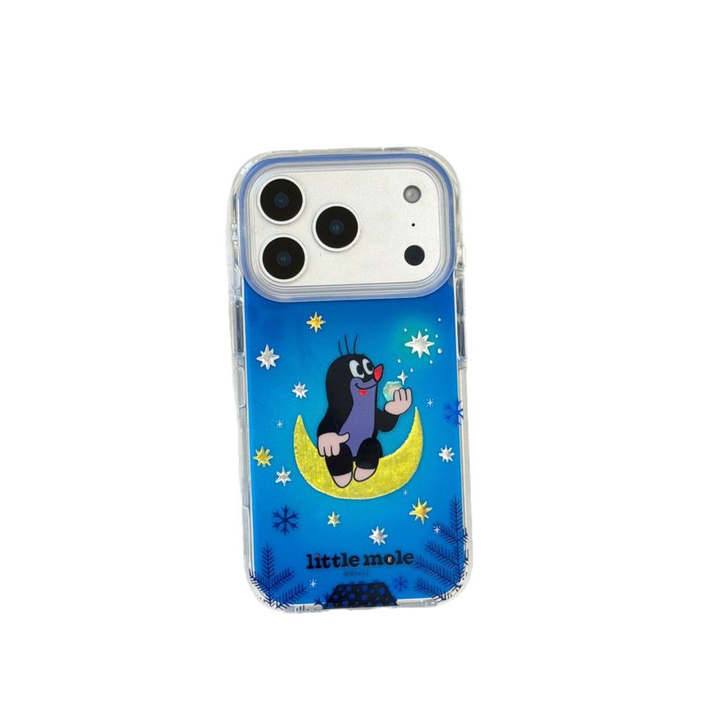 Moon Star Mole Suitable for iPhone16promax Apple 17pro Mobile Phone Case 15 Protective Case 13/14
