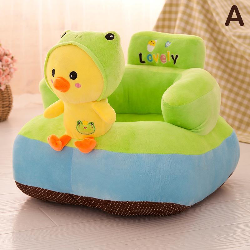 Infant Safety Seat Soft Stuffed Animal Baby Sofa Plush Baby Cushion Feeding Chair Learning To Sit Kids Back Support Plush Toy