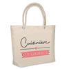 Beach Bag - PLANETEE - Cook On Holiday - Printed Cotton In France - Large Capacity - Sturdy Handles