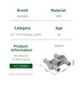 Non-Toxic 250Pcs/Lot 6536 1X1 Axle And Pin Connector Perpendicular Building Blocks Moc Accessories Compatible With Bricks Kids Toys