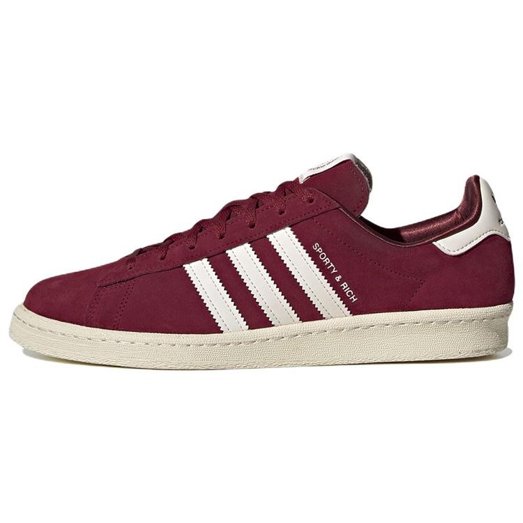 adidas x Sporty & Rich Campus 80s  Collegiate Burgundy  Men s HQ6074 EU 41⅓