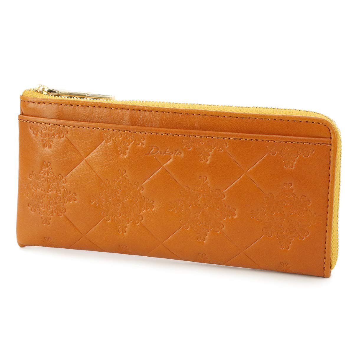 

Long Wallet Zipper Genuine Leather Mona 0035565 Camel [Dakota] L-shaped Women s DA-35565-45