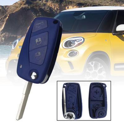 3-Tasten-Fernbedienungs-Klapp-Autoschlüsselanhänger-Gehäuse für Fiat Grande Punto Stilo Panda
