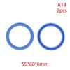 2Pcs PU Hydraulic Oil Seals with Single Lip Radial Shaft for Equipment Repair