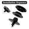 2-30 STÜCKE Auto Fastener Bodenmatte Schnalle Antiskid Pad Fastener Retainer Für Auto Teppich Befestigungsklemme Autozubehör