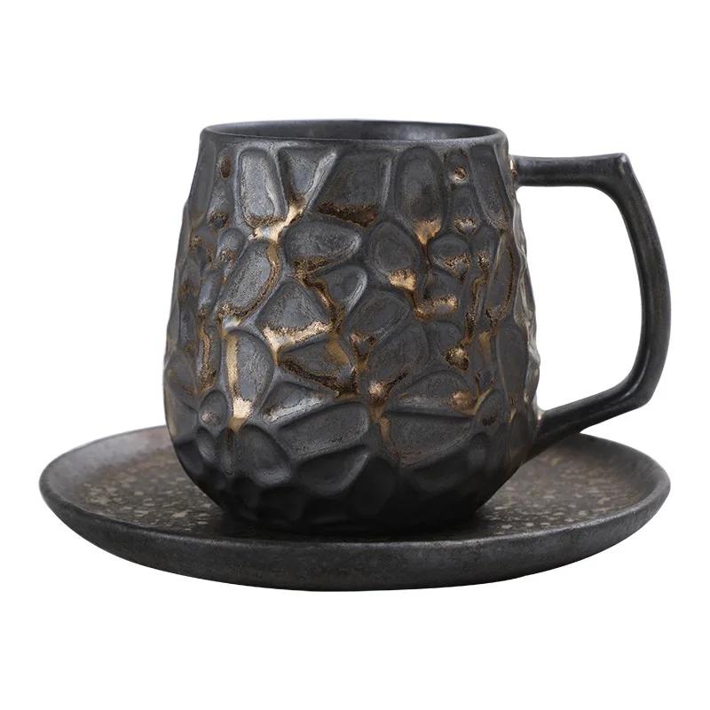 Κεραμική κούπα μεγάλης χωρητικότητας ρετρό χονδροειδούς κεραμικής φλιτζάνι καφέ υψηλής ποιότητας εξαιρετικό φλιτζάνι για λάτε αίσθηση σχεδιασμού εξειδικευμένο ποτήρι νερού