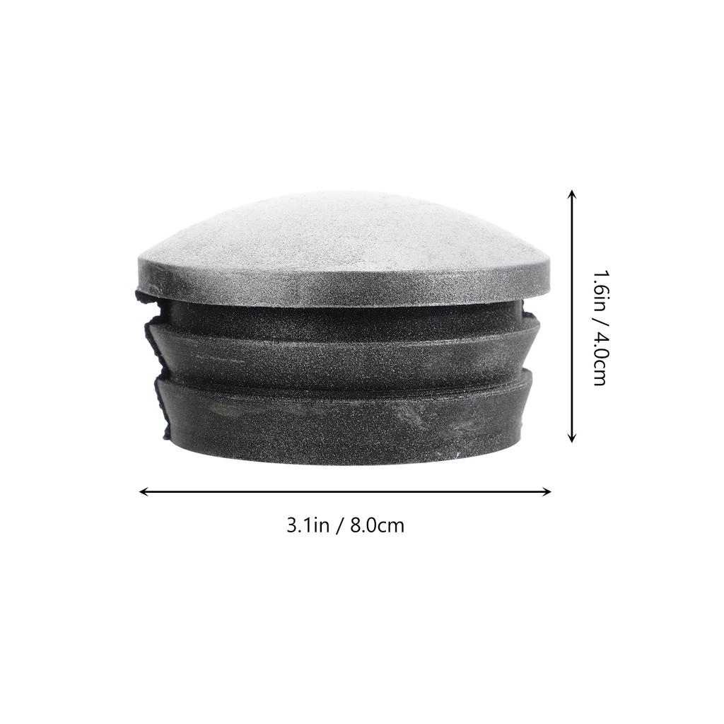 Buy 4pcs Round Fence Post Caps Rubber Post Covers Reflective Protective