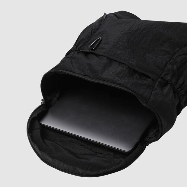 Umbro Pack-It Lightweight Packable Backpack (15L) Black Ur223Cbp41