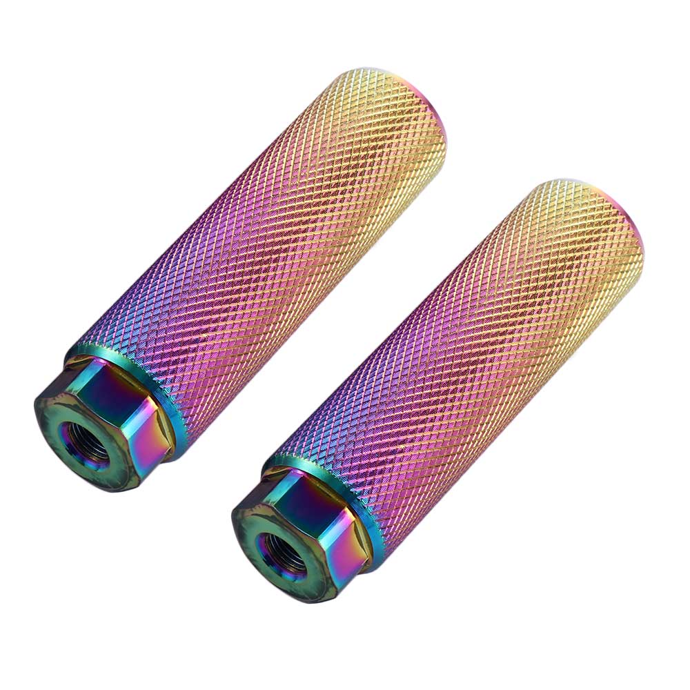 Aluminum Zinc Zinc Alloy Anti-Skid BMX Pegs Bike Pegs Bike Footrest Lever Bicycle Pedals Cycling Stunt Pegs