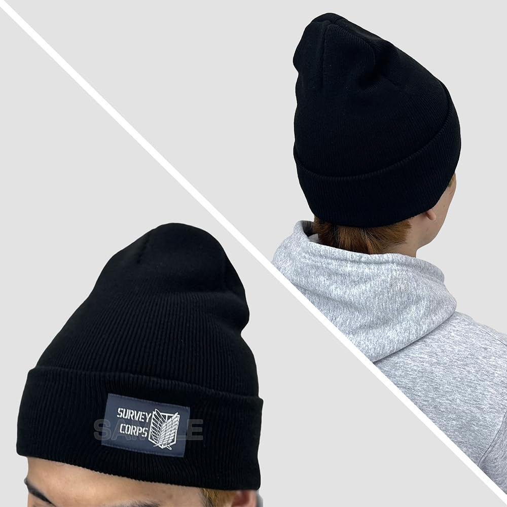 [Official] COSPA Attack on Titan Scout Regiment Knit Cap BLACK