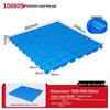 Warehouse Grid Plastic Pallet: Thickened Moisture-Proof Single-Sided Floor Mat for Logistics.