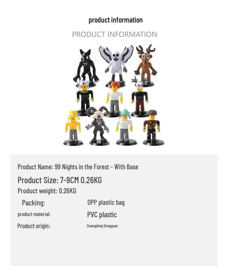 99 Nights in the Forest: Deer Game Roblox Plush Toy