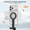 360 Degree Adjustable Magnetic Mount For Phone 12 17 Series With Interfaces and Cold Shoe Camera Accessory