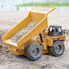 Huina 1534 Rc Truck Tractor 1/18 9Ch 2.4G Remote Control Dump Trucks Electric Engineering Loading Car Model Toys for Boys Gifts