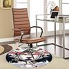 1pc Demon Slayer Tanjiro Kamado Round Carpet - Anime Cartoon Design Office Chair Mat Non-Slip Rug for Home Decor Living