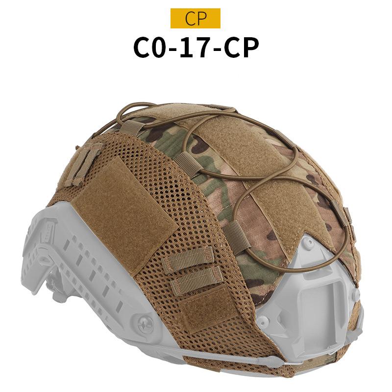 1 PC Multicam Tactical Helmet Cover for Fast MH PJ BJ OPS-Core Helmets Fast Helmet Protector Elasticated Cord with Elastic Cord