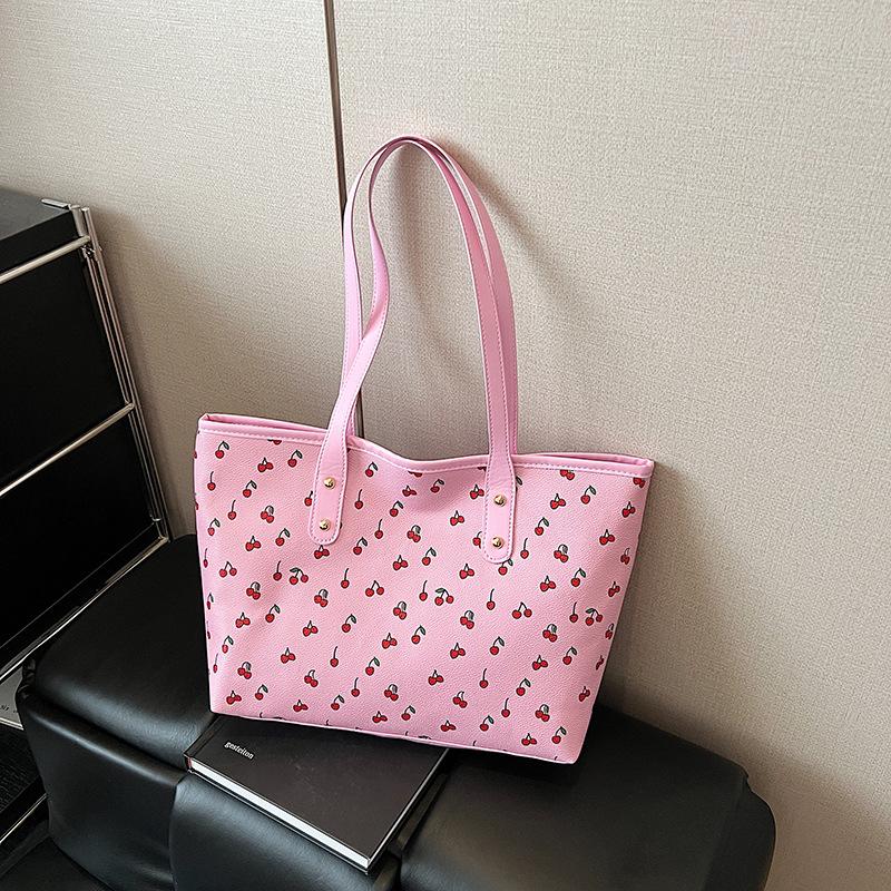 

Small fresh women s lightweight tote bag, new fashionable and high-value versatile commuter shoulder handbag розовый