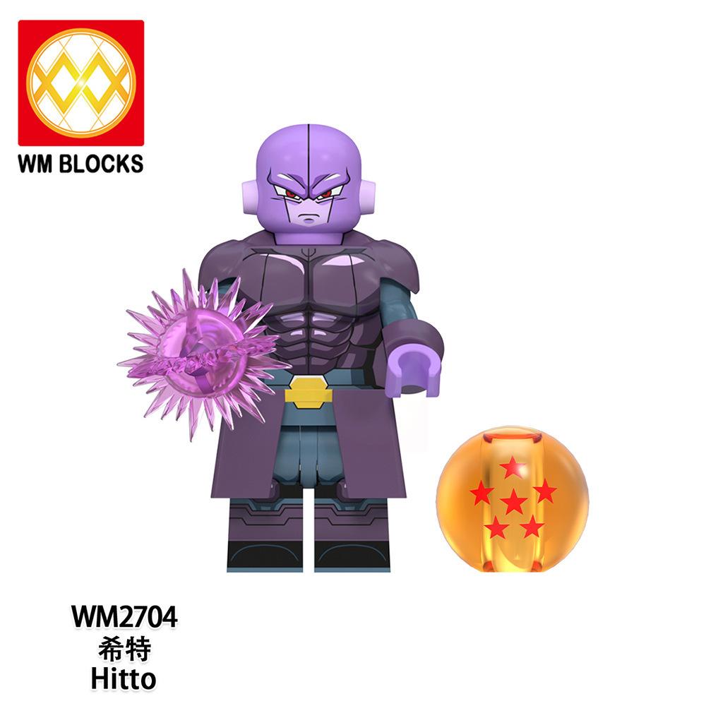 Wm6180 Wm6181 Dragon Ball Wukong Saiyan Building Block Villain Small Particle Puzzle Toy