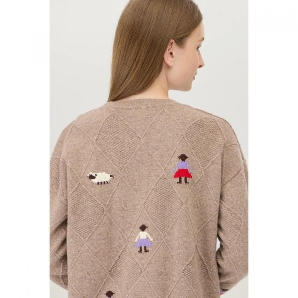 Benetton Argyle Intarsia Knit Bakp50561