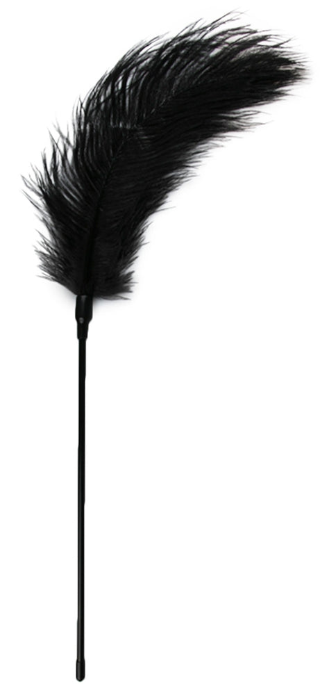 Plumeau Teasing 56cm Noir - EasyToys Fetish Collection - Fouets, Cravaches & Plumeaux