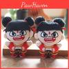 Stuffed Nezha Plush Doll Keychain Toy Backpack Decor Gift For Kids Boys Girls