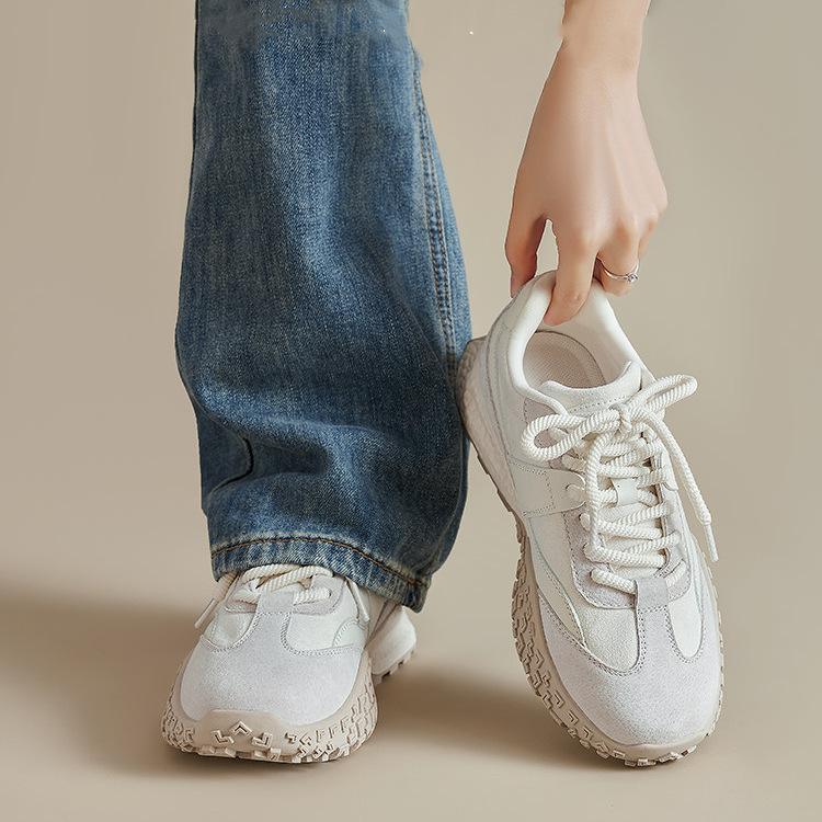 Forrest Gump Shoes Women's 2025 Spring New Soft-soled German Training Shoes Light and Breathable Versatile Casual Fashion Color Matching Sports Shoes