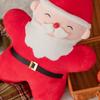 Christmas Decor Props Ornaments Cartoon Cute Christmas Tree Pillow Plush Santa Claus Cushion Pillow Xmas New Year Kids Gift