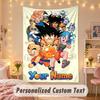 Custom Personalized Tapestry,Dragon Ball Print Custom Name Text Wall Art Hanging for Bedroom